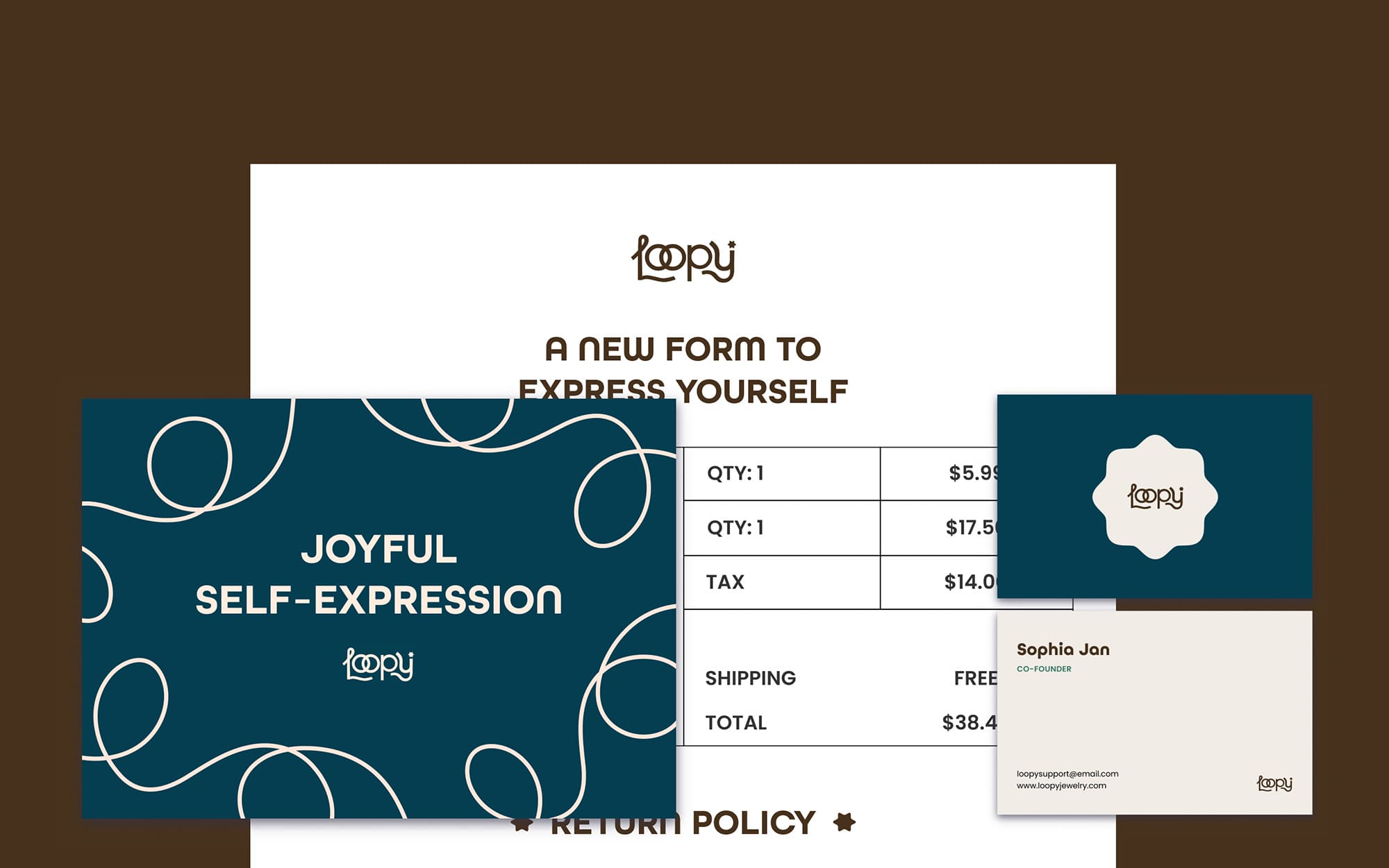 Loopy Mini Stationary Set